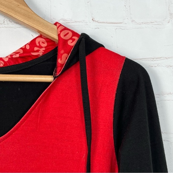 Wisconsin Badgers Lightweight Hoodie Shirt Womens Size Small Scoop Neck - Picture 6 of 10